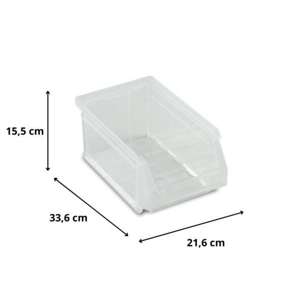 Tayg Pack Gavetas de Plastico Apilables - Organizador de Tornillos, Cajones, Caja de Almacenamiento, Cubetas de Plastico Rectangulares - Imagen 17